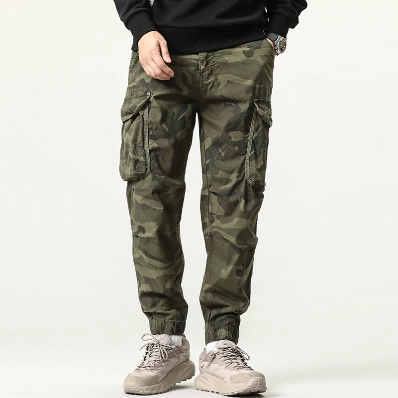 2022 Men's Camouflage Overalls Autumn Winter New Jogger Tactical Outdoor Fashion Casual Many Pocket Cargo Trousers 21Q4753
2022 Men's Camouflage Overalls Autumn Winter New Jogger Tactical Outdoor Fashion Casual Many Pocket Cargo Trousers 21Q4753