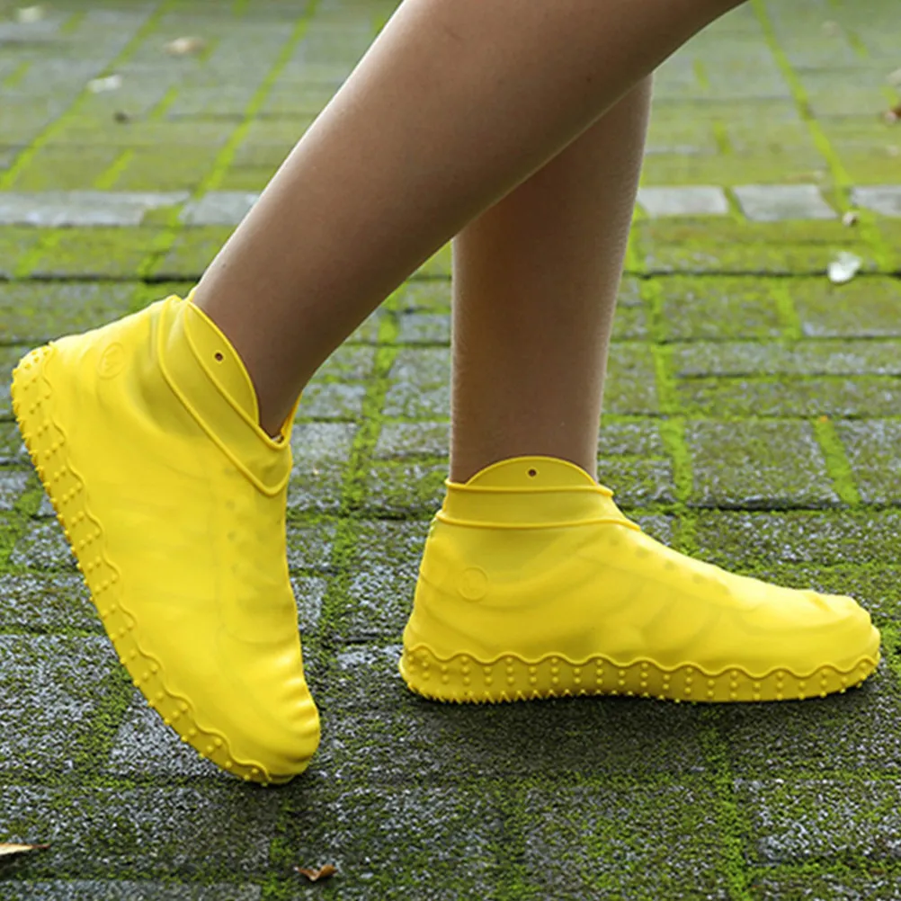 3Pairs Silicone Rain Day Shoe Covers Waterproof Overshoes Non-Slip Sole Elastic Comfort Fit Foldable Compact Reusable for All
3Pairs Silicone Rain Day Shoe Covers Waterproof Overshoes Non-Slip Sole Elastic Comfort Fit Foldable Compact Reusable for All