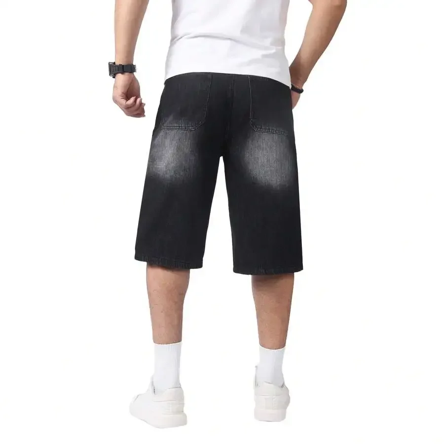 Mens Baggy Denim Shorts Loose Fit Vintage Wide Leg Streetwear Below Knee Casual Summer Jorts
Mens Baggy Denim Shorts Loose Fit Vintage Wide Leg Streetwear Below Knee Casual Summer Jorts