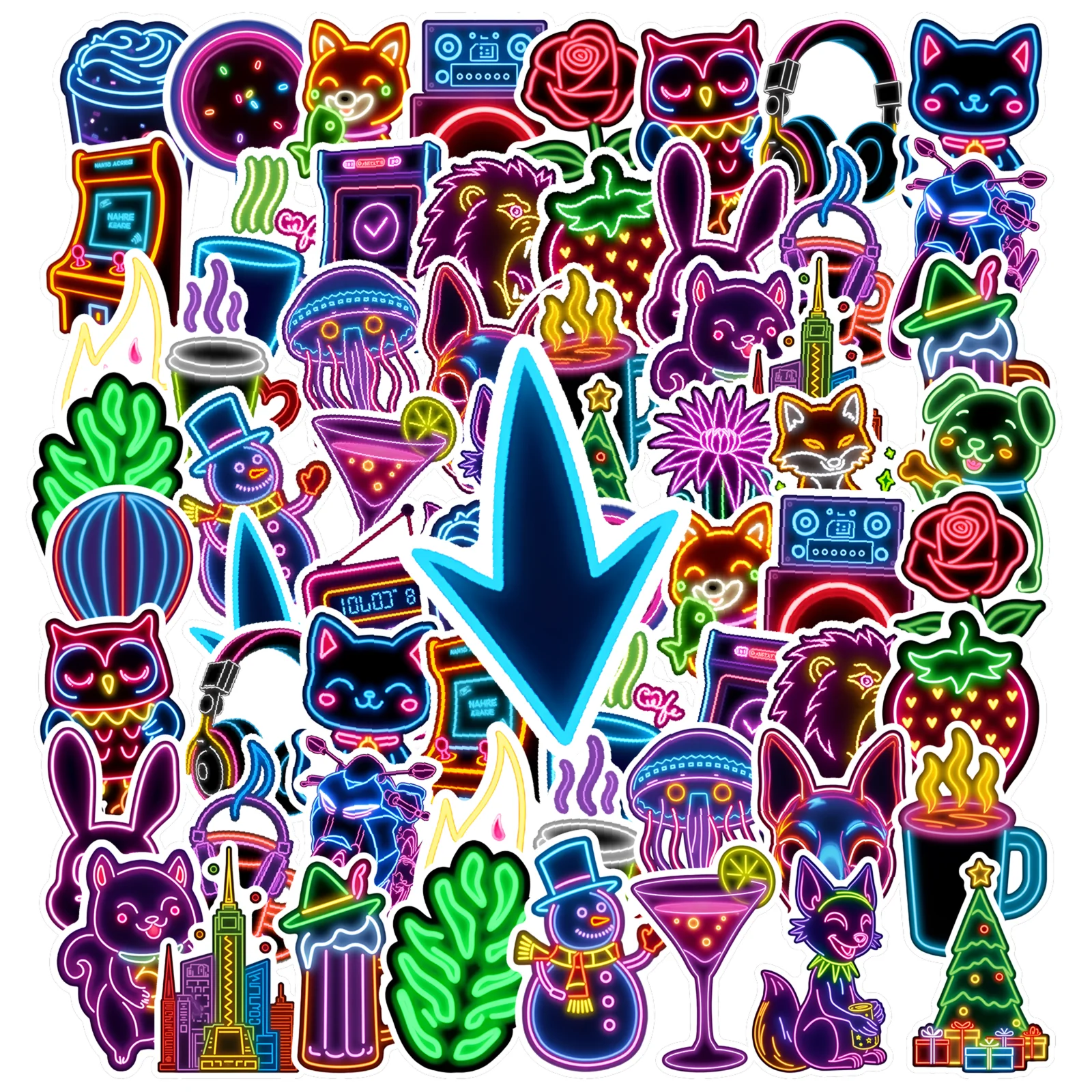 35pcs-50pcs Cartoon Animals Stickers Fun Space Stickers DIY Stickers For Guitar DIY Skateboard Laptop Luggage Decor
35pcs-50pcs Cartoon Animals Stickers Fun Space Stickers DIY Stickers For Guitar DIY Skateboard Laptop Luggage Decor