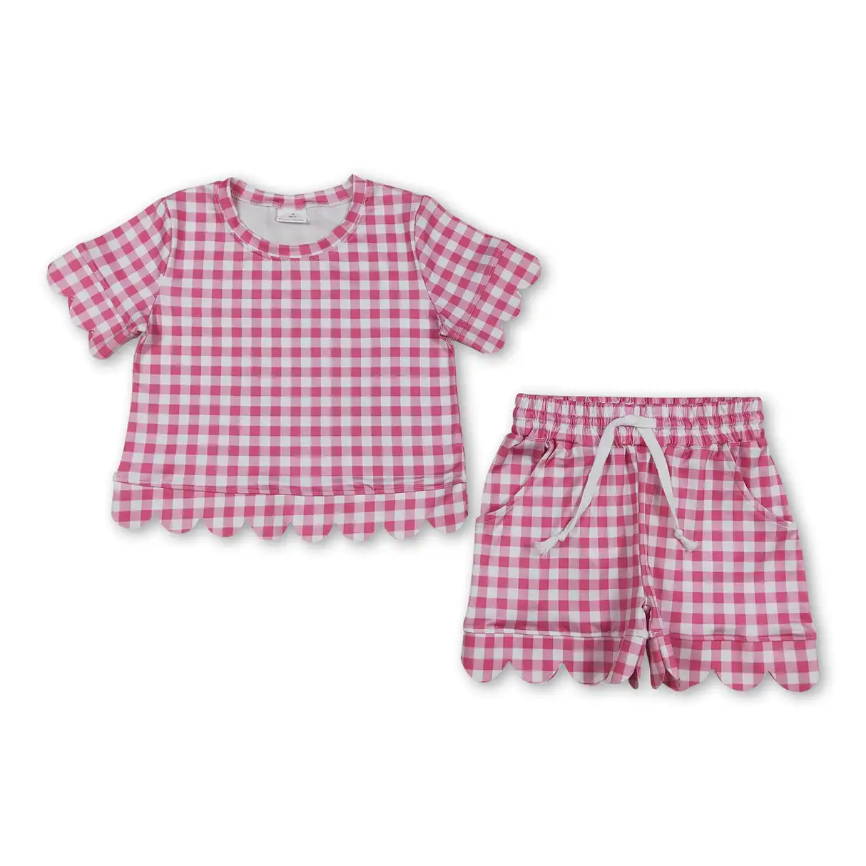 Sibling Baby Girls Short Sleeve Shirts Top Pockets Short Scallop Clothes Sets
Sibling Baby Girls Short Sleeve Shirts Top Pockets Short Scallop Clothes Sets