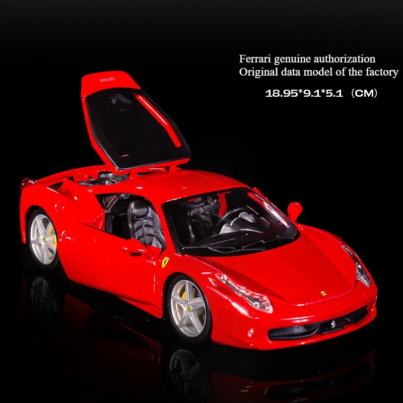 1:24 Scale Ferrari 458 488 Alloy Car Model Die-Cast Metal Toy Gift for Collection, Kids & Adults, Display Desk Decor
1:24 Scale Ferrari 458 488 Alloy Car Model Die-Cast Metal Toy Gift for Collection, Kids & Adults, Display Desk Decor