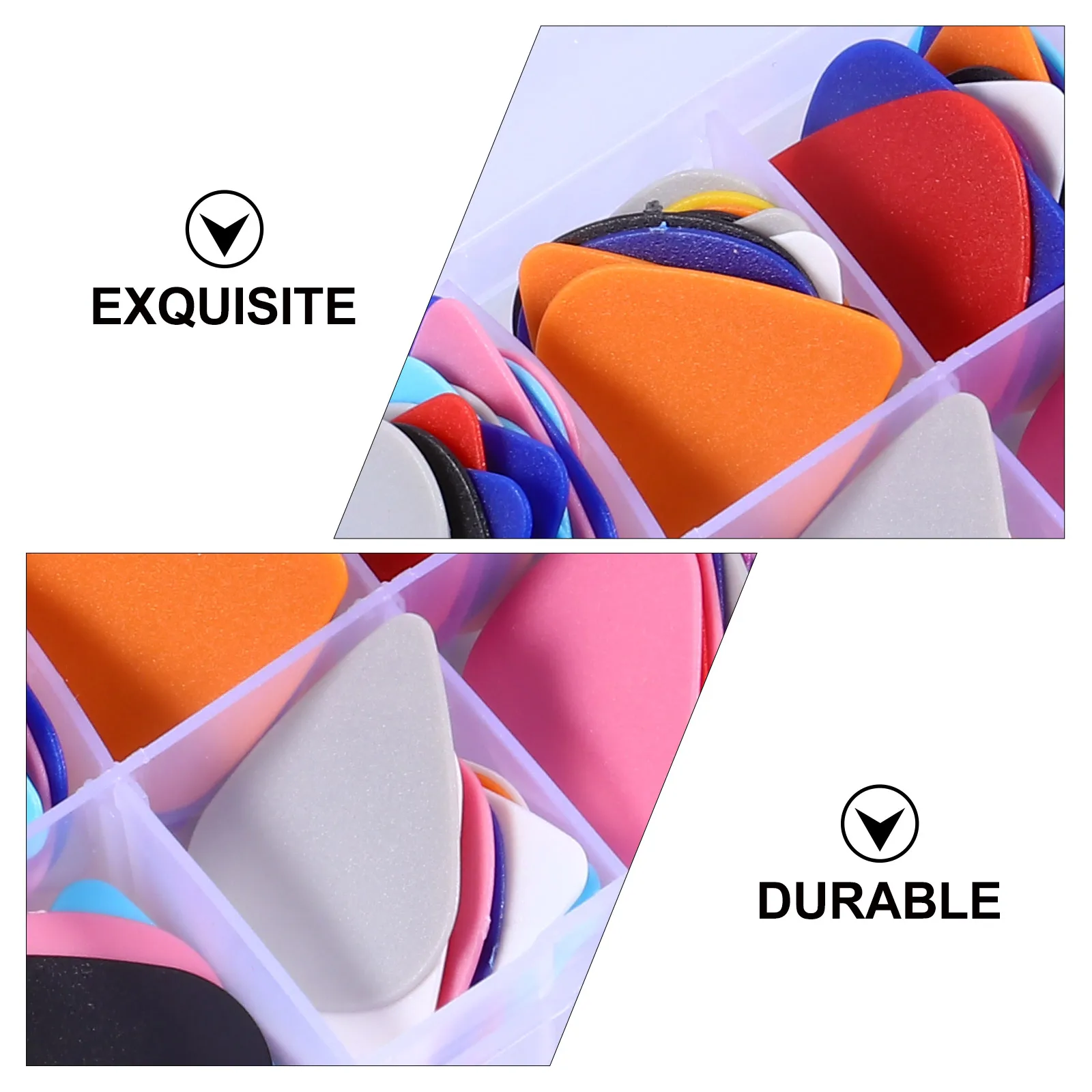 Guitar Picks Plastic Durable Medium Thickness Electric Acoustic Bass Guitar Accessories Comfortable Wide Design Finger
Guitar Picks Plastic Durable Medium Thickness Electric Acoustic Bass Guitar Accessories Comfortable Wide Design Finger