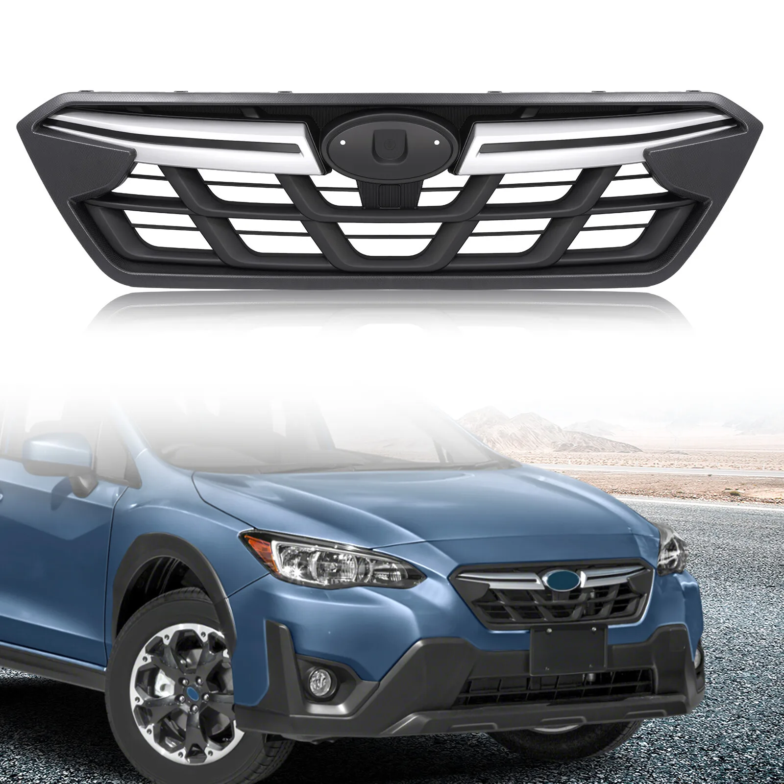 Черная передняя решетка радиатора для Subaru Crosstrek 2021 2022 2023 # 91121FL501
Черная передняя решетка радиатора для Subaru Crosstrek 2021 2022 2023 # 91121FL501