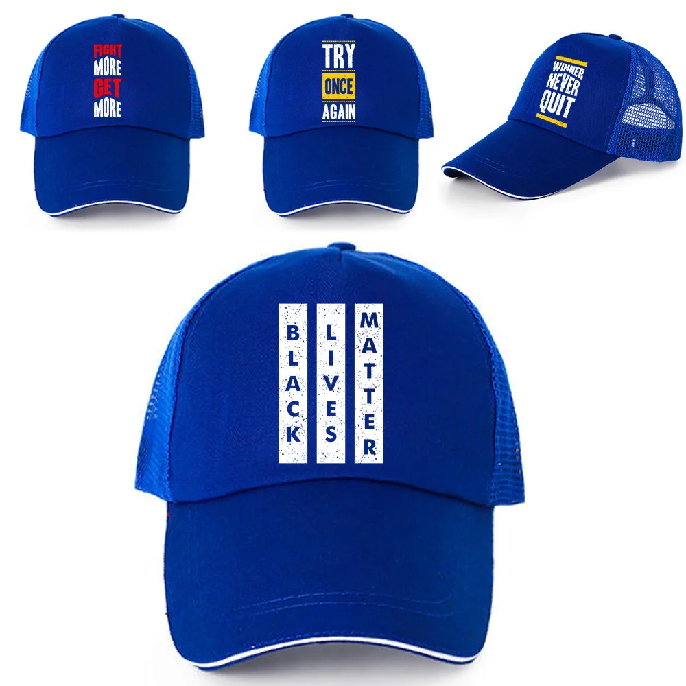 Summer Unisex Breathable Mesh Baseball Caps Fashion Gorras Hombre Phrase Letter Printed Adjustable Snapback Hip Hop Cap Golf Hat
Summer Unisex Breathable Mesh Baseball Caps Fashion Gorras Hombre Phrase Letter Printed Adjustable Snapback Hip Hop Cap Golf Hat