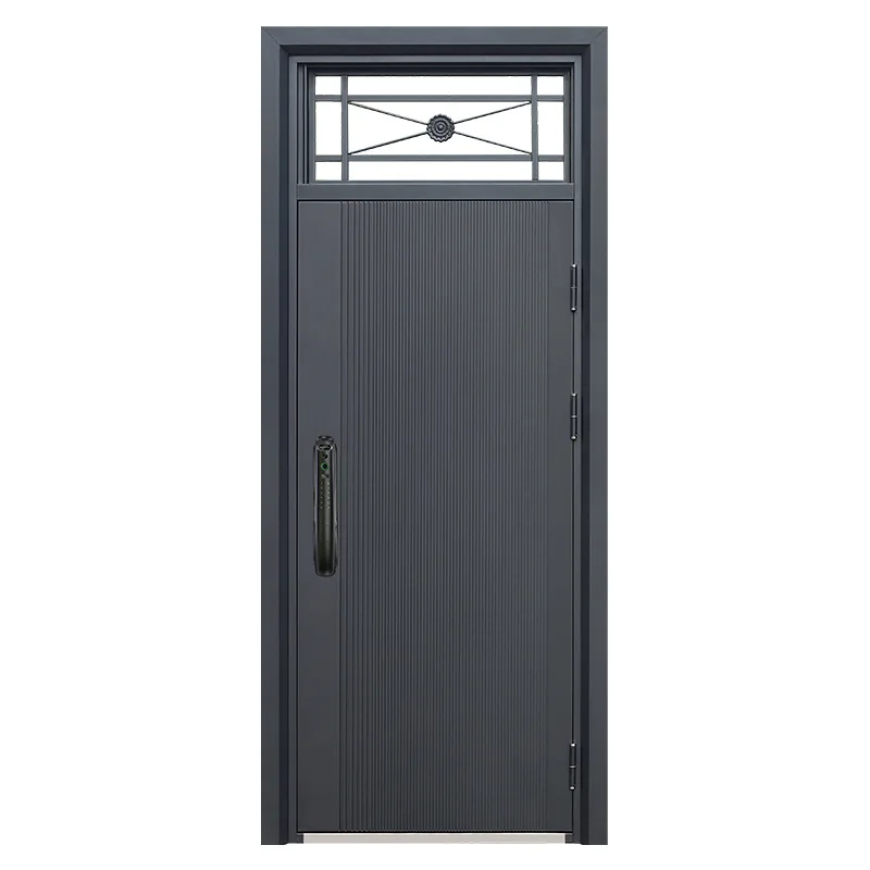 Ventilated Security Entry Doors with Transom Window - Heavy-Duty Steel Single Swing Gates for Residential/Rental/Commercial Use
Ventilated Security Entry Doors with Transom Window - Heavy-Duty Steel Single Swing Gates for Residential/Rental/Commercial Use
