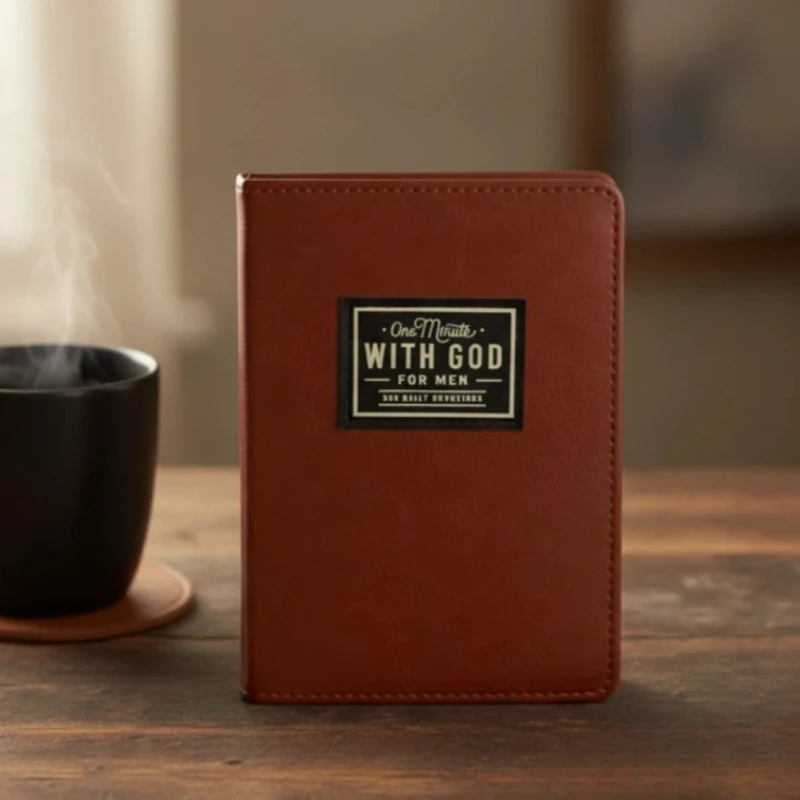 One Minute with God for Men Leather Prayer Journal 365 Daily Devotions Bible Study Diary Christian Gift
One Minute with God for Men Leather Prayer Journal 365 Daily Devotions Bible Study Diary Christian Gift