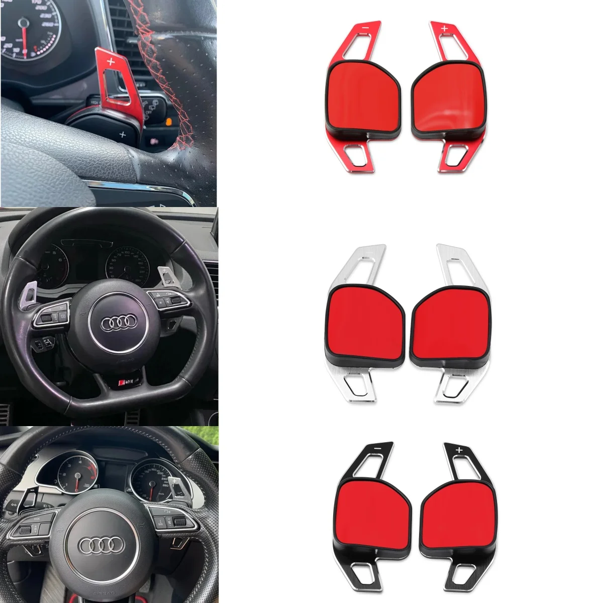 Aluminum Alloy Paddle Shifter Extension for Audi A3 S3 8V A4 S4 A5 S5 B8.5 A6 S6 A7 S7 C7 Q5 Q7 2013 2014 2015 2016
Aluminum Alloy Paddle Shifter Extension for Audi A3 S3 8V A4 S4 A5 S5 B8.5 A6 S6 A7 S7 C7 Q5 Q7 2013 2014 2015 2016