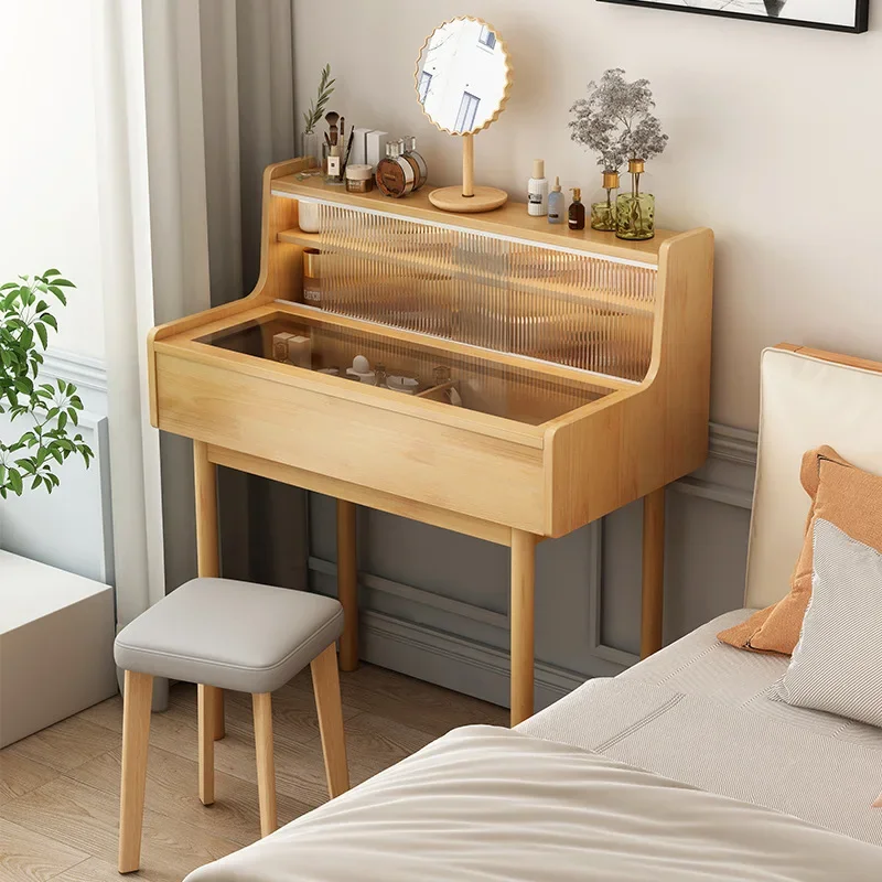Solid wood dressing bedroom modern minimalist dressing small dressing table bedside table one.
Solid wood dressing bedroom modern minimalist dressing small dressing table bedside table one.