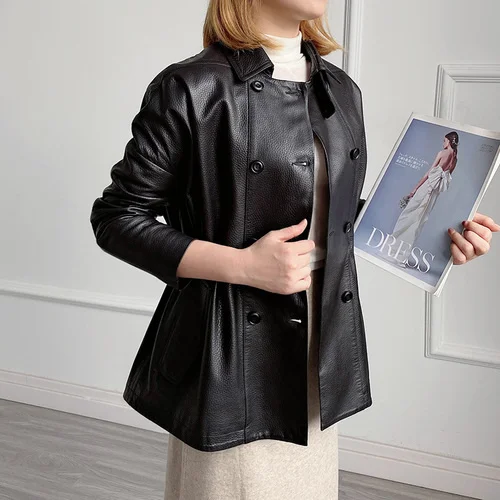 100% Genuine Leather Women's Jacket Spring Autumn 2023 Sheepskin Coat Female Korean Fashion Casual Chaquetas Gxy41
100% Genuine Leather Women's Jacket Spring Autumn 2023 Sheepskin Coat Female Korean Fashion Casual Chaquetas Gxy41