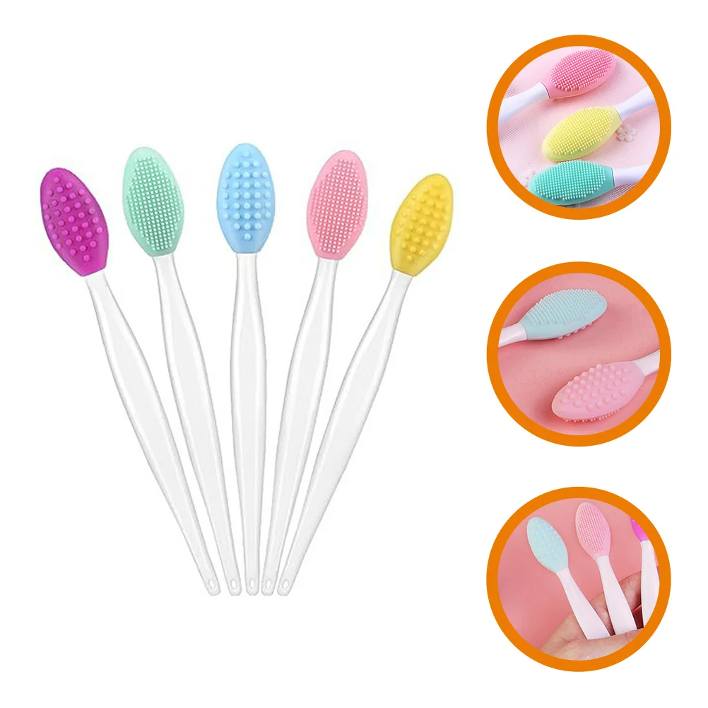5 Pcs Applicator Double-sided Lip Brush Facial Tools Cleanser Silica Gel Exfoliate
5 Pcs Applicator Double-sided Lip Brush Facial Tools Cleanser Silica Gel Exfoliate