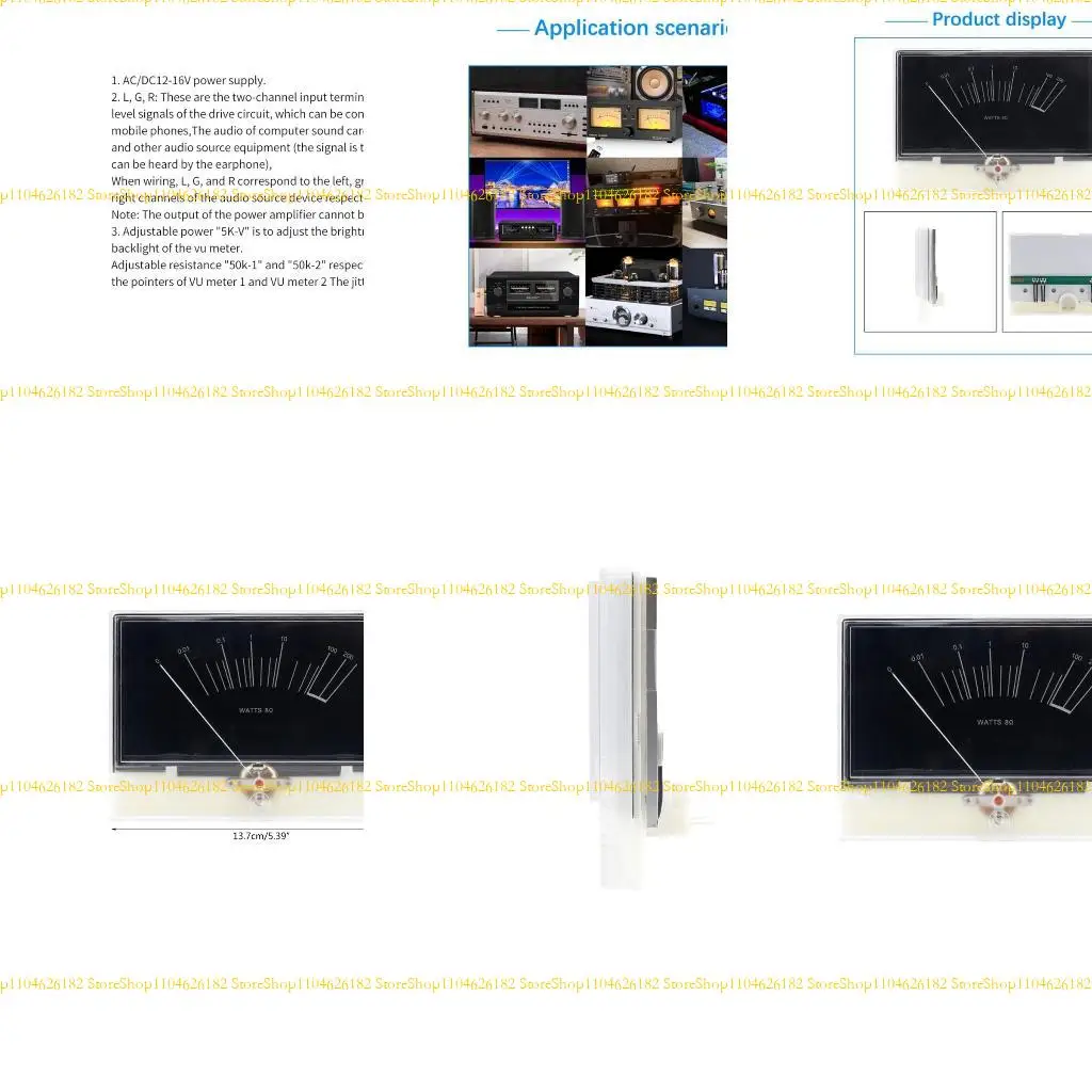 Q2Q4 Audio-Device VU-Ammeter DB-Meter with Lamp Power Discharge Mechanical Flat Meter
Q2Q4 Audio-Device VU-Ammeter DB-Meter with Lamp Power Discharge Mechanical Flat Meter