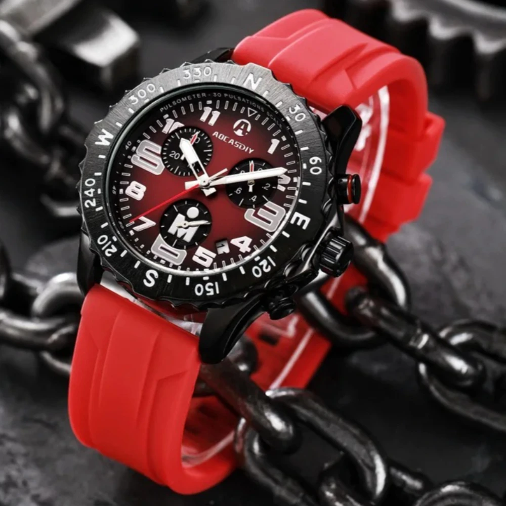 Business Hot Selling Personalized Classic Multifunctional Quartz Watch Men Six-pin AAA Watch Rubber High Quality Men Watch Clock
Business Hot Selling Personalized Classic Multifunctional Quartz Watch Men Six-pin AAA Watch Rubber High Quality Men Watch Clock