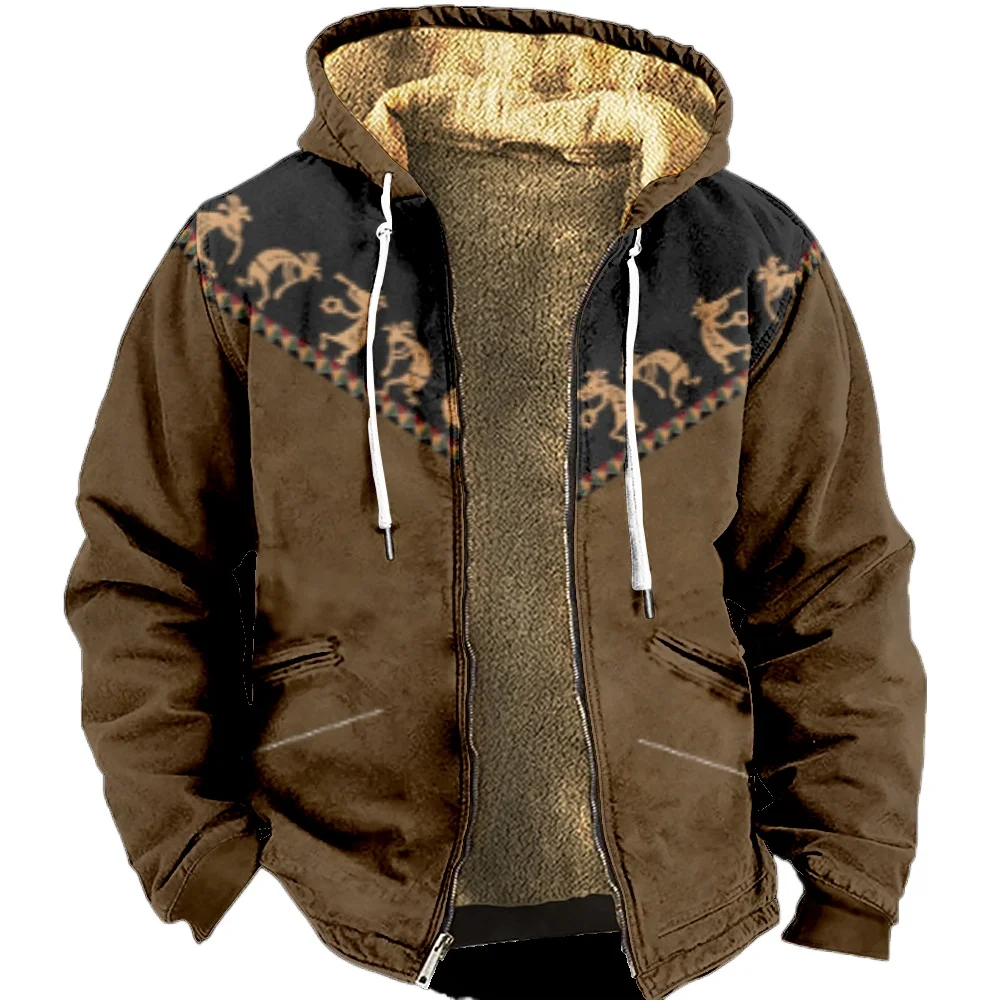 Zipper Hoodies for Men Casual Civilization Element Pattern Prints Winter Coat Long Sleeve Sweatshirt Casual Hooded Jacket
Zipper Hoodies for Men Casual Civilization Element Pattern Prints Winter Coat Long Sleeve Sweatshirt Casual Hooded Jacket