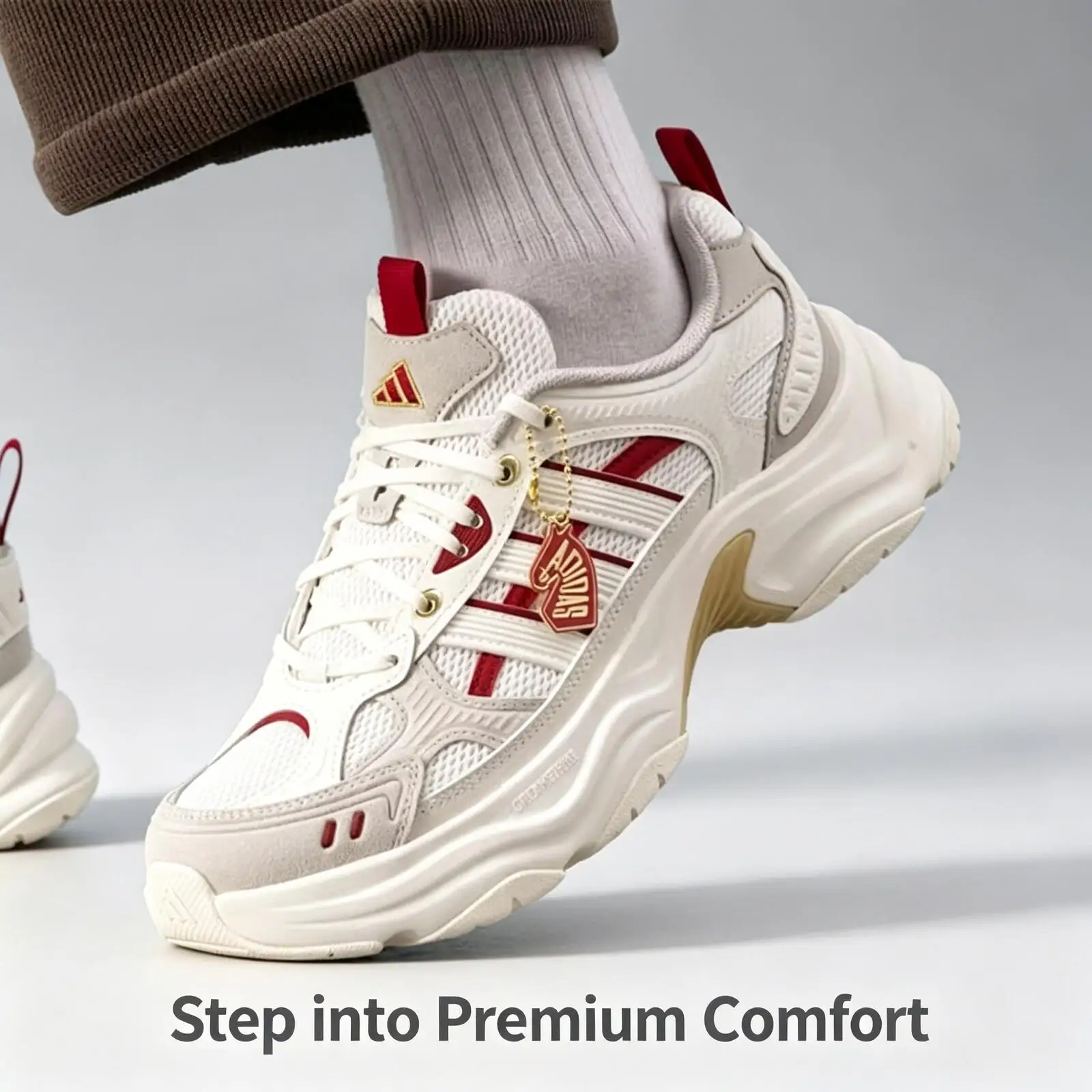 ADIDAS High Quality Cream Red Mesh Chunky Dreamstrike Cushion Platform Casual Dad Sneakers For Men Women KI1846
ADIDAS High Quality Cream Red Mesh Chunky Dreamstrike Cushion Platform Casual Dad Sneakers For Men Women KI1846