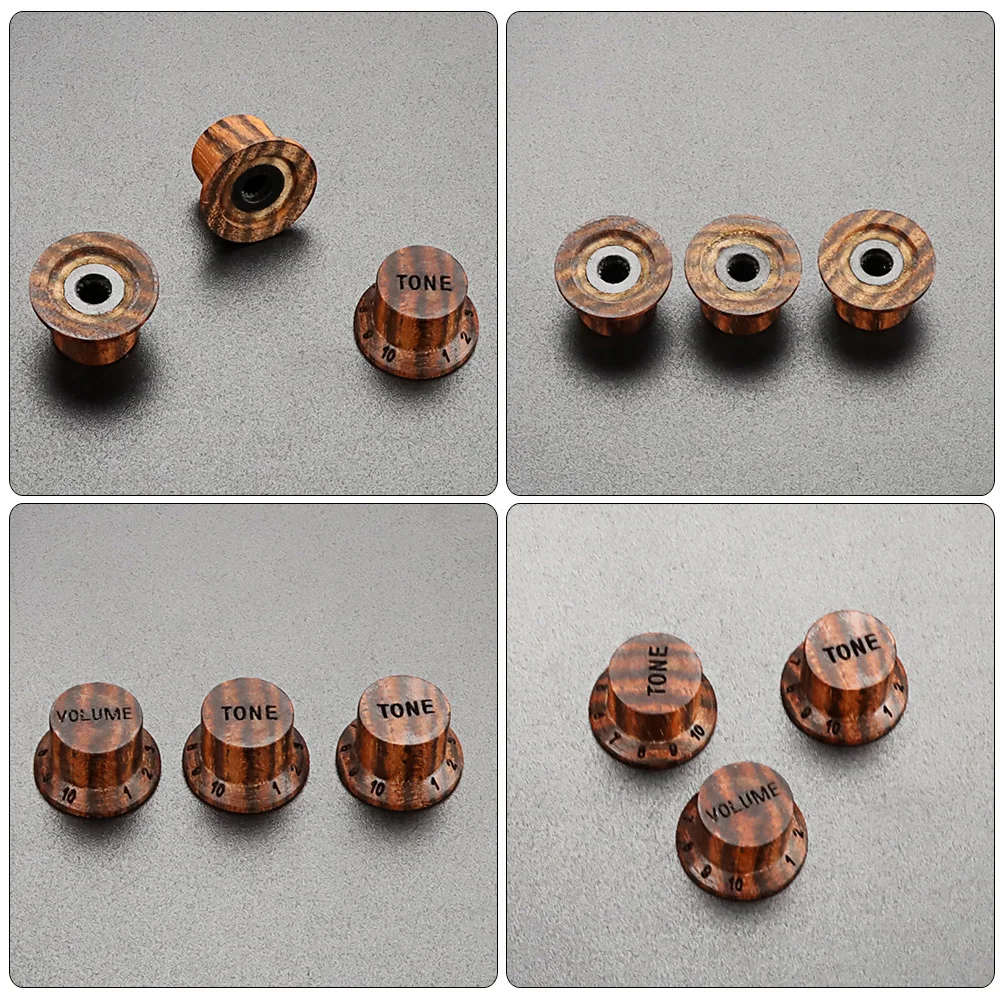 3Pcs Guitar Volume Knob Wood Tone Control Replacement for Electric Guitar Bass Fine Craftsmanship Long Service Life
3Pcs Guitar Volume Knob Wood Tone Control Replacement for Electric Guitar Bass Fine Craftsmanship Long Service Life