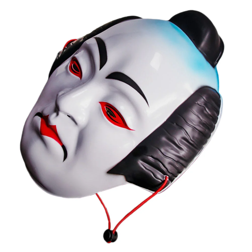 Kabuki Mask Ninja Face Samurai Half Japanese Women Costume for Kitsune Japanese-style
Kabuki Mask Ninja Face Samurai Half Japanese Women Costume for Kitsune Japanese-style