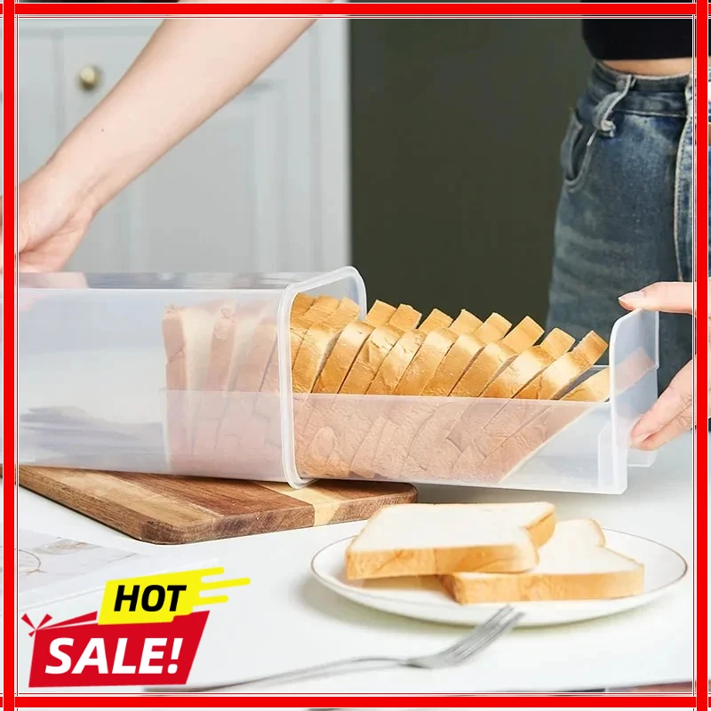 Bread Loaf Container Clear Airtight Bread Box With Lid Sandwich Bread Holder For Homemade Bread Tall Bread Saver For Kitchen
Bread Loaf Container Clear Airtight Bread Box With Lid Sandwich Bread Holder For Homemade Bread Tall Bread Saver For Kitchen