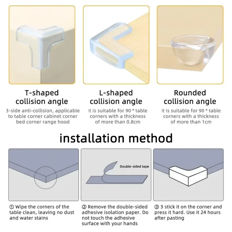 Baby Safety Silicone Kids Proofing Edge Protector Soft Transparent Children Anti Collision Table Corner Edge Protection Cover
Baby Safety Silicone Kids Proofing Edge Protector Soft Transparent Children Anti Collision Table Corner Edge Protection Cover