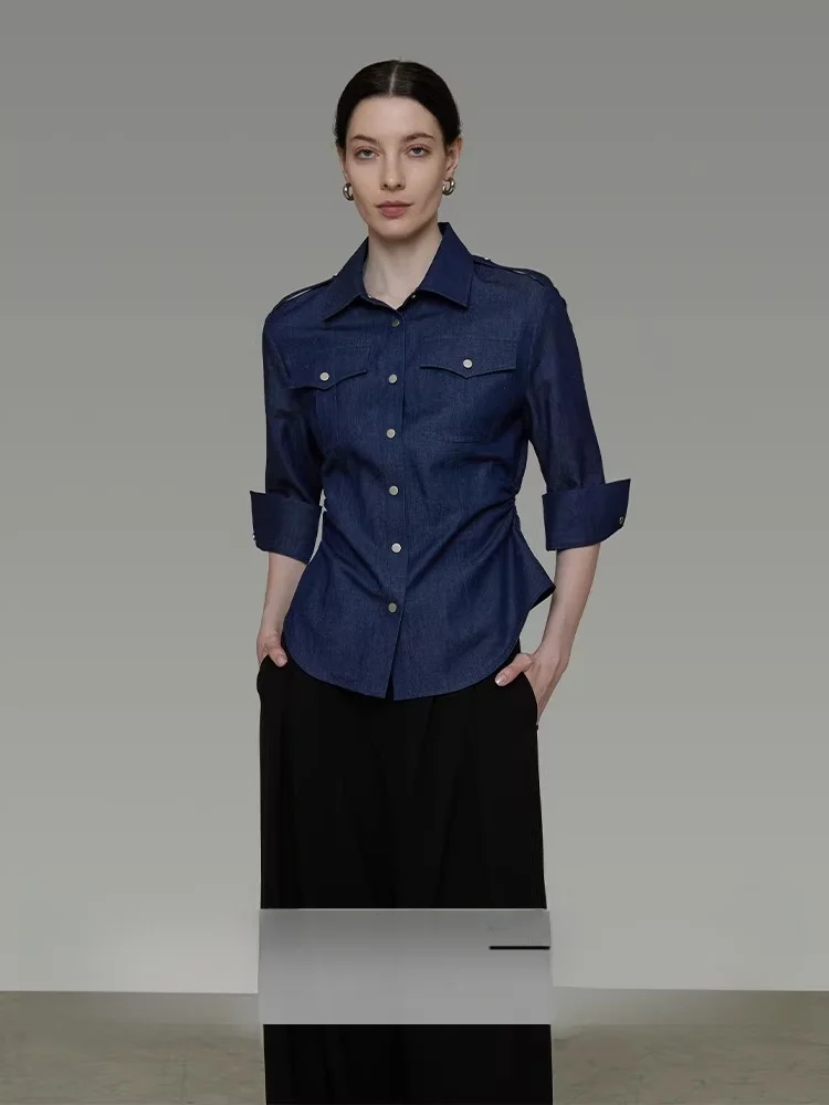 Advanced Fit Women's irt Sve Design Sensation Slimming Waist Summer New Sle Cotton Breathable Button up Long Sve
Advanced Fit Women's irt Sve Design Sensation Slimming Waist Summer New Sle Cotton Breathable Button up Long Sve