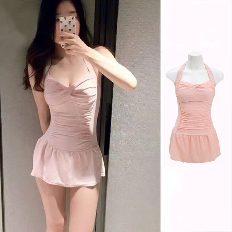 New Women's One-Piece Swimsuit Gathered Flattering Large Size Conservative Belly Covering Hot Spring Vaion Resort Wear
New Women's One-Piece Swimsuit Gathered Flattering Large Size Conservative Belly Covering Hot Spring Vaion Resort Wear