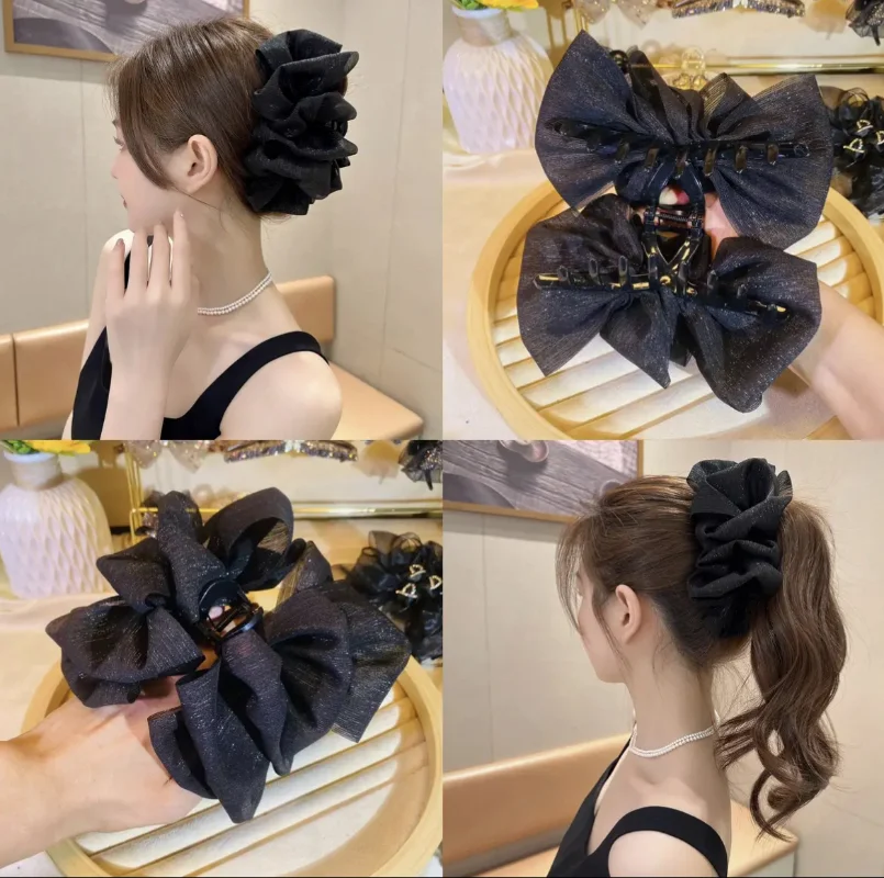 Oversized Multilayer Bow Fluffy Chiffon Hair Claws Hairpin 2023 Fashion Design Korean Exaggerated Hair Clip Women Headwear
Oversized Multilayer Bow Fluffy Chiffon Hair Claws Hairpin 2023 Fashion Design Korean Exaggerated Hair Clip Women Headwear