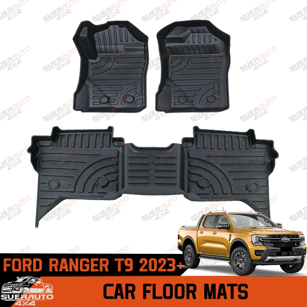 3D-коврики из TPE для Ford Ranger Next Gen T9 2023 2024 2025 Wildtrak XLT XLS XL Raptor, противоскользящие, водонепроницаемые, аксессуары для салона
3D-коврики из TPE для Ford Ranger Next Gen T9 2023 2024 2025 Wildtrak XLT XLS XL Raptor, противоскользящие, водонепроницаемые, аксессуары для салона
