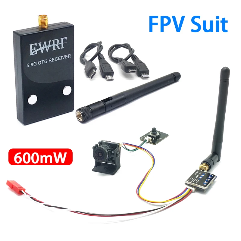 Ready to use 5.8G FPV UVC Receiver Video Downlink OTG VR Android Phone with 600mw fpv Transmitter and CMOS 1200TVL fpv Camera
Ready to use 5.8G FPV UVC Receiver Video Downlink OTG VR Android Phone with 600mw fpv Transmitter and CMOS 1200TVL fpv Camera