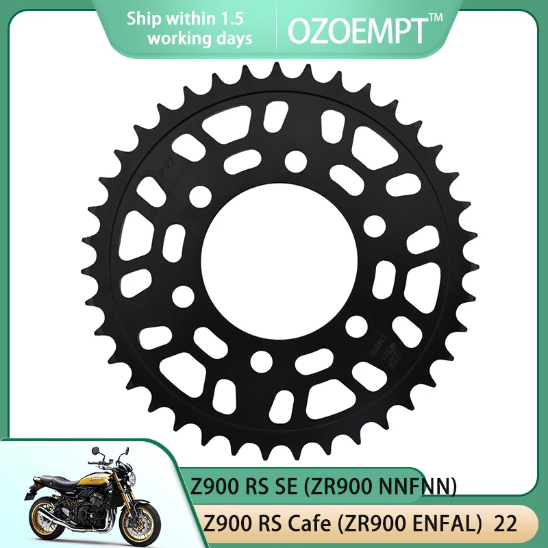 Задняя звездочка для мотоцикла OZOEMPT 525-44T, подходит для Z900 RS Cafe (ZR900 ENFAL) 22 Z900 RS SE (ZR900 NNFNN) 22Z
Задняя звездочка для мотоцикла OZOEMPT 525-44T, подходит для Z900 RS Cafe (ZR900 ENFAL) 22 Z900 RS SE (ZR900 NNFNN) 22Z