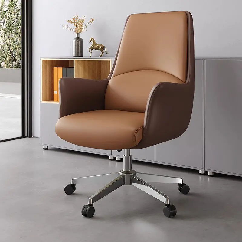 Recliner Armchair Designer Office Chair High Back Mobile Leather Comfortable Ergonomic Office Chair Muebles Salon Furniture
Recliner Armchair Designer Office Chair High Back Mobile Leather Comfortable Ergonomic Office Chair Muebles Salon Furniture