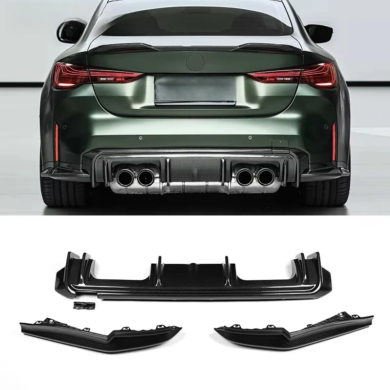 High Quality 3D Style Prepreg Dry Carbon Fiber Rear Bumper Diffuser Spoiler for BMW G80 G81 M3 G82 G83 M4 Rear Splitter
High Quality 3D Style Prepreg Dry Carbon Fiber Rear Bumper Diffuser Spoiler for BMW G80 G81 M3 G82 G83 M4 Rear Splitter