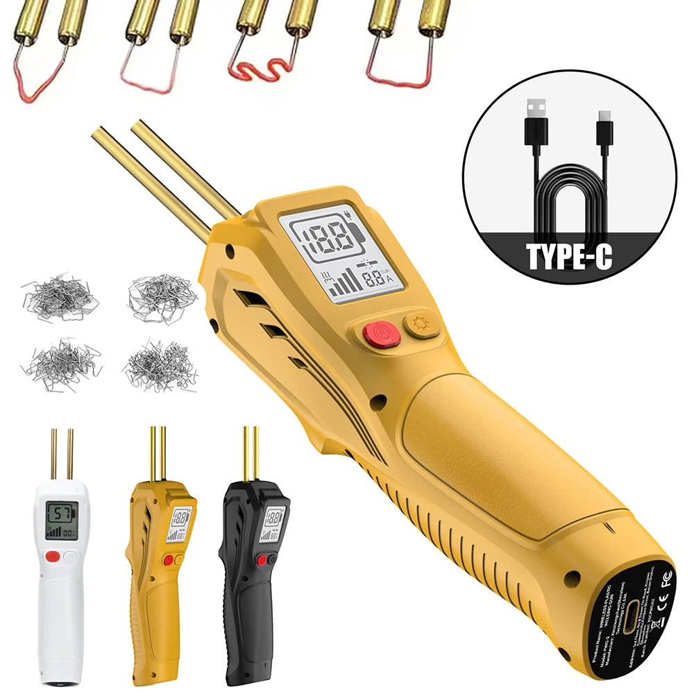 PWG-2 500W Plastic Welder Welding Machine Car Bumper Soldering Gun 4 Types Staples for Bumper/Kayak/Plastic Product Repairs
PWG-2 500W Plastic Welder Welding Machine Car Bumper Soldering Gun 4 Types Staples for Bumper/Kayak/Plastic Product Repairs