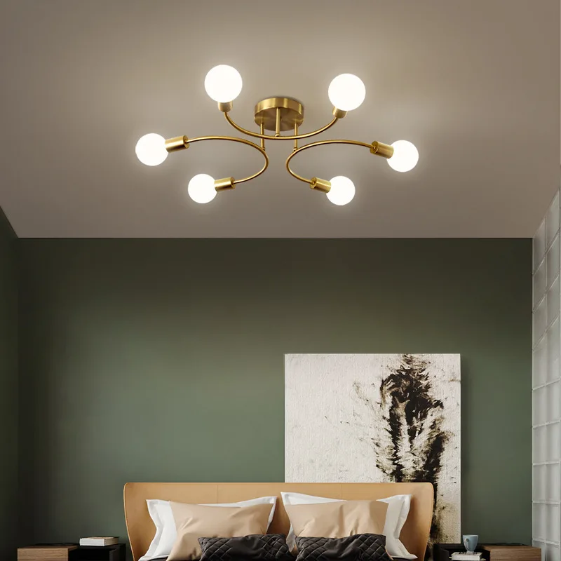 Industrial Ceiling Light Nordic Minimalist Ceiling Lamp LED Chandelier for Bedrooms Living Rooms Black White Gold Lighting Decor
Industrial Ceiling Light Nordic Minimalist Ceiling Lamp LED Chandelier for Bedrooms Living Rooms Black White Gold Lighting Decor