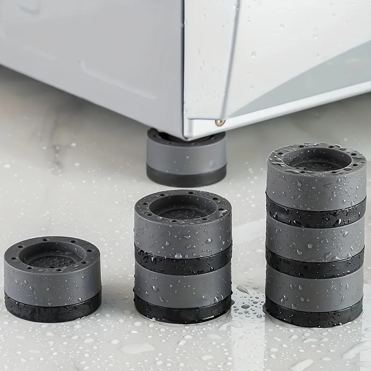 4Pcs Washing Machine Anti Vibration Pads Universal Rubber Feet Legs Mat Dryer Refrigerator Base Non-Slip Fixed Pad Foot Pad
4Pcs Washing Machine Anti Vibration Pads Universal Rubber Feet Legs Mat Dryer Refrigerator Base Non-Slip Fixed Pad Foot Pad