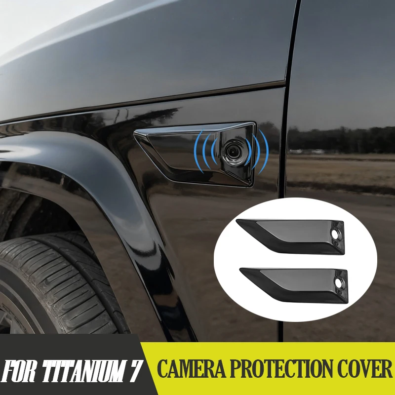Camera Protection Cover for BYD Leopard 7 Titanium 7 Fender Side Camera Guard Anti-Scratch Black Warrior Decoration Accessory
Camera Protection Cover for BYD Leopard 7 Titanium 7 Fender Side Camera Guard Anti-Scratch Black Warrior Decoration Accessory
