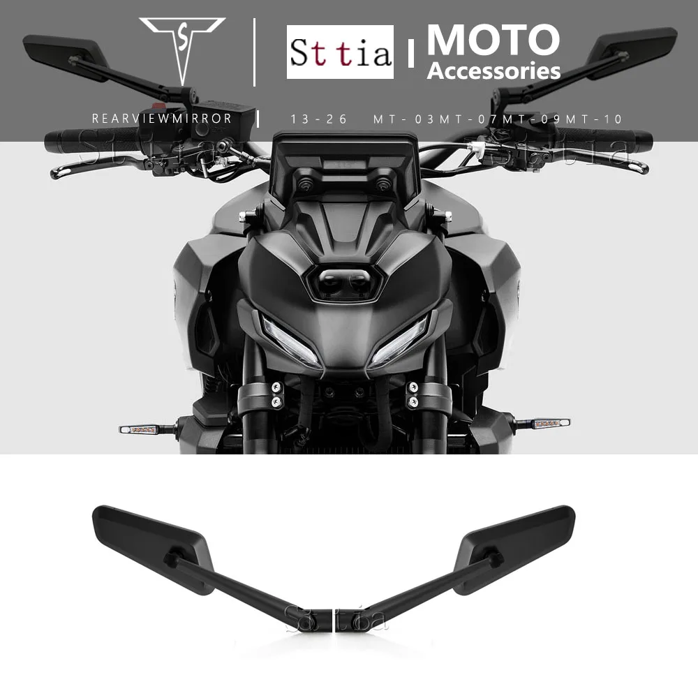 For YAMAHA MT-03 MT-07 MT-09 MT-10 2013 2014 2015-2026 Motorcycle Adjustable Side Rearview Mirrors Wind Wing Rear View Mirrors
For YAMAHA MT-03 MT-07 MT-09 MT-10 2013 2014 2015-2026 Motorcycle Adjustable Side Rearview Mirrors Wind Wing Rear View Mirrors