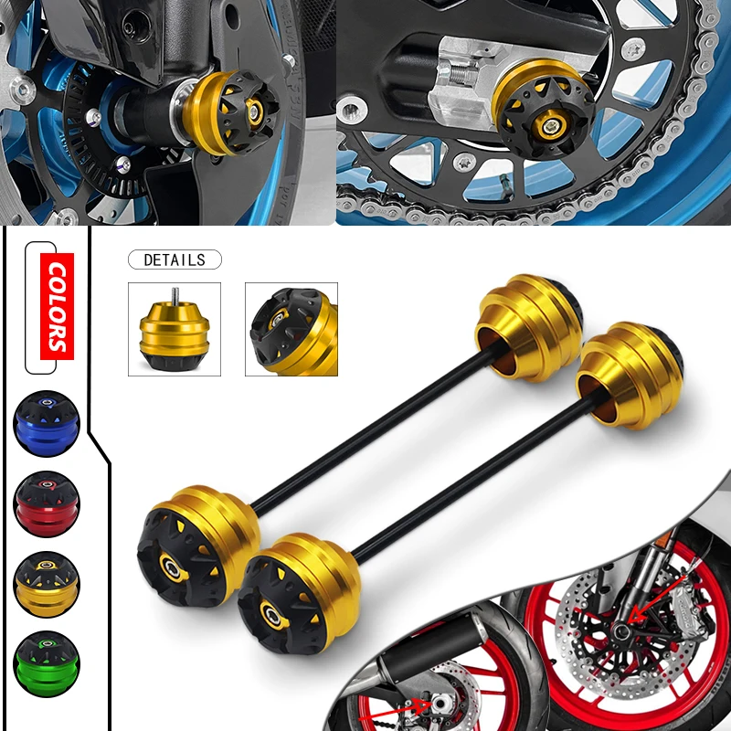 NEW Motorcycle Accessories For F900R F900XR f900r f900xr 2019-2026 Front Rear Wheel Fork Slider Axle Crash Falling Protector
NEW Motorcycle Accessories For F900R F900XR f900r f900xr 2019-2026 Front Rear Wheel Fork Slider Axle Crash Falling Protector