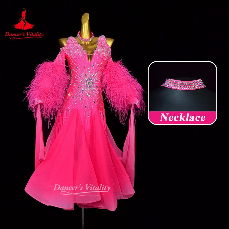 Blackpool Dance Festival Ballroom Dresses Customized Adult Women Viennese Waltz AB Stones Performance Clothing Dancer's Vitality
Blackpool Dance Festival Ballroom Dresses Customized Adult Women Viennese Waltz AB Stones Performance Clothing Dancer's Vitality