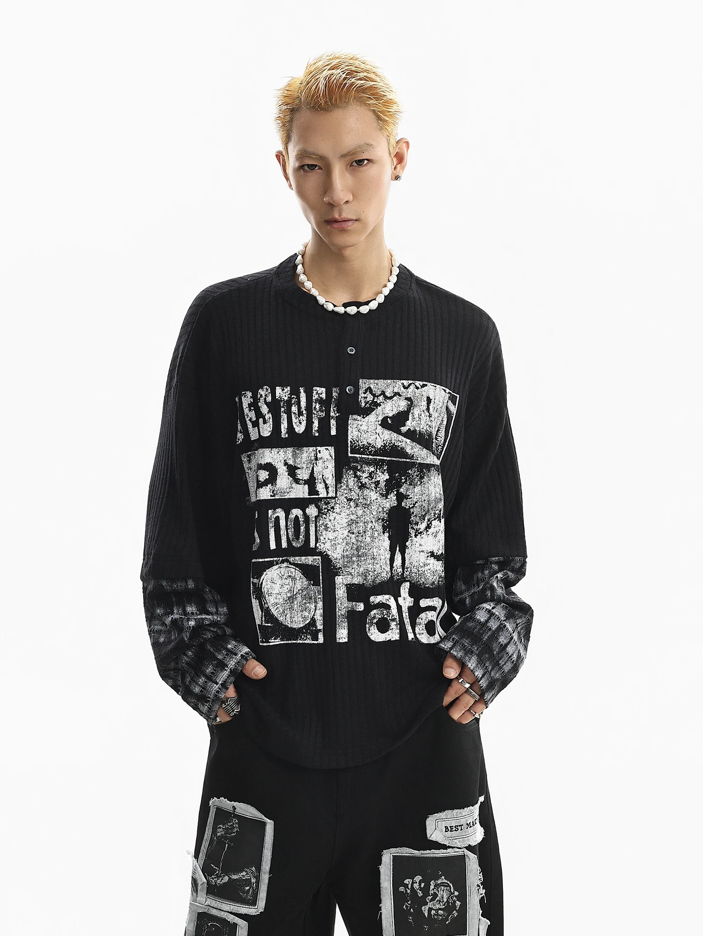 BETEBULE American Style Long Sleeve T-Shirt Men's Spring Loose Printed Patchwork Top Youth Fashion Streetwear Casual Home
BETEBULE American Style Long Sleeve T-Shirt Men's Spring Loose Printed Patchwork Top Youth Fashion Streetwear Casual Home
