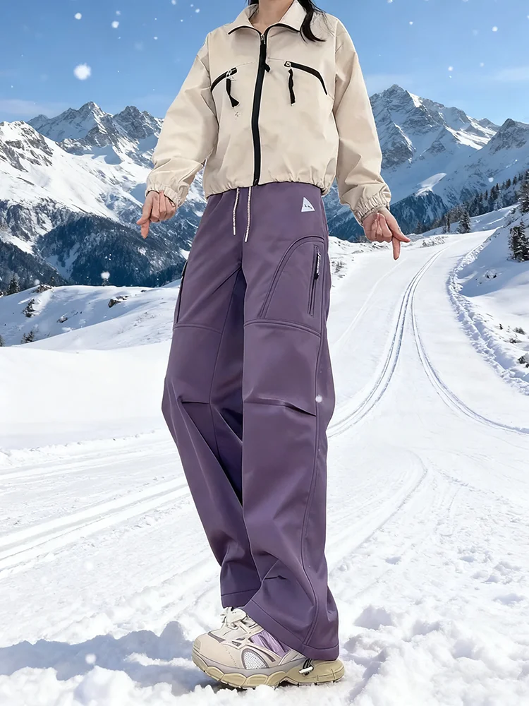 Мужские зимние лыжные брюки с флисовой подкладкой, ветрозащитные, водонепроницаемые, прямые, для активного отдыха и зимних видов спорта
Мужские зимние лыжные брюки с флисовой подкладкой, ветрозащитные, водонепроницаемые, прямые, для активного отдыха и зимних видов спорта