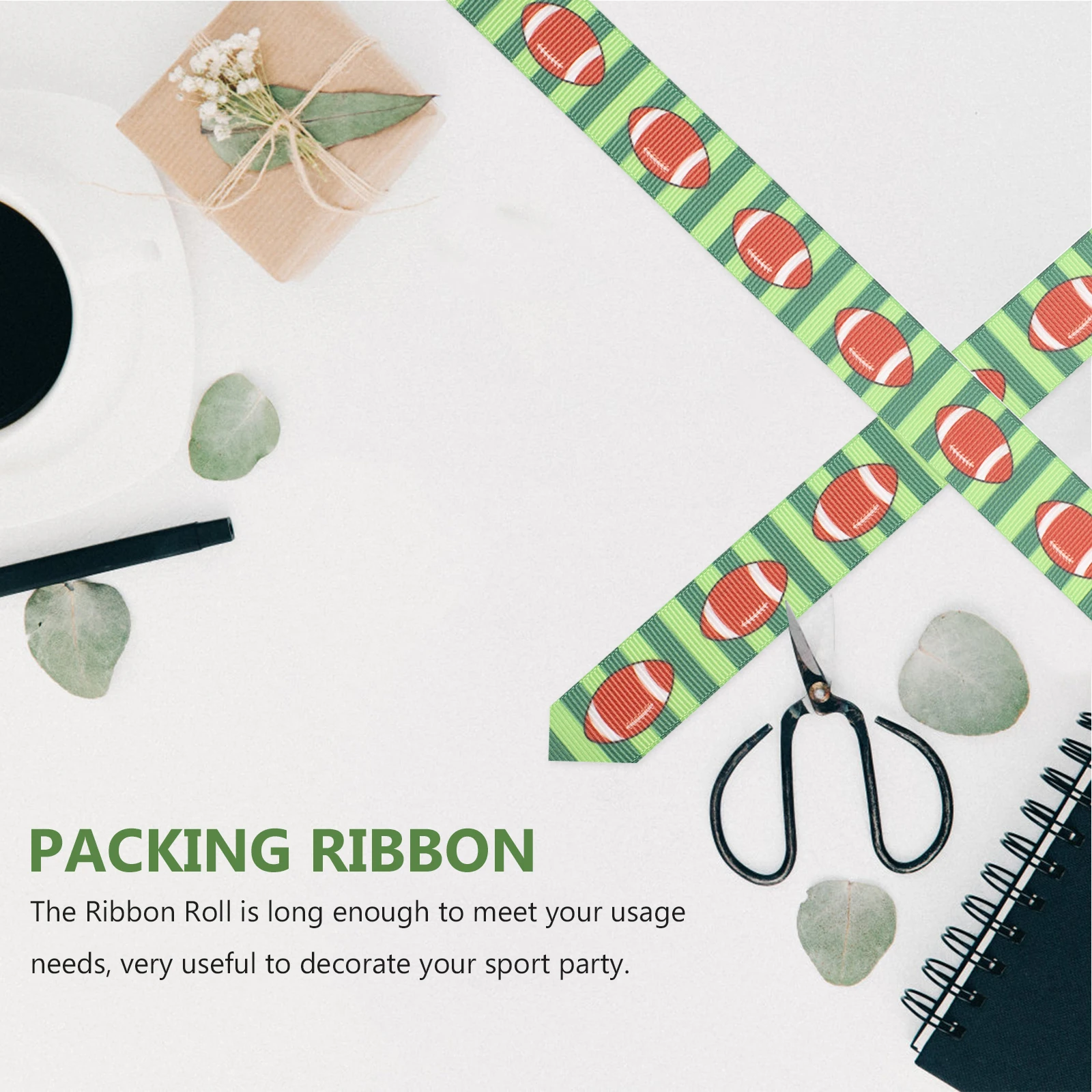 Rugby Decorative Belt Ribbon Pattern Crafts Sport Ribbons Sports Athletic Themed 
Rugby Decorative Belt Ribbon Pattern Crafts Sport Ribbons Sports Athletic Themed