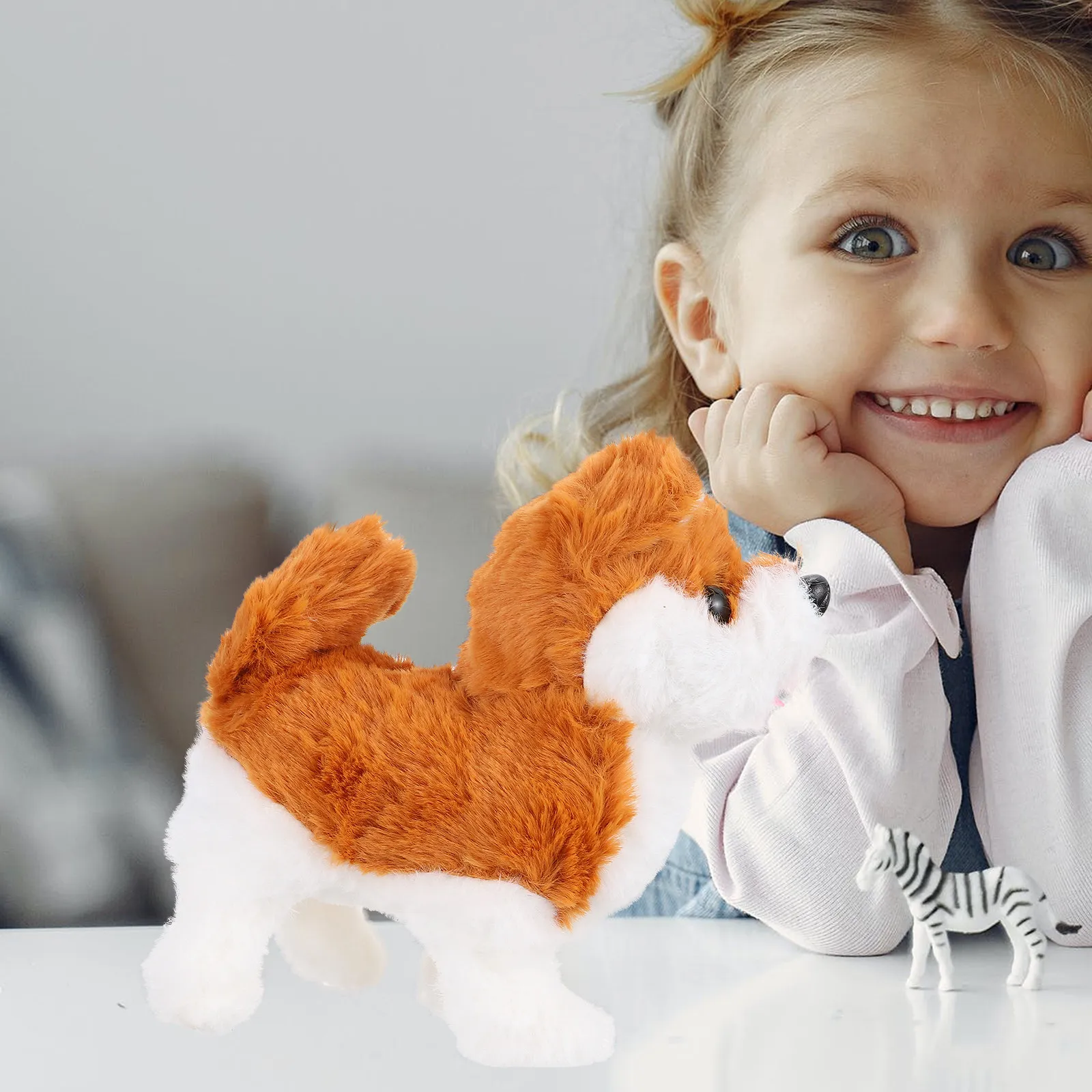 Toddler Toys Cute Interactive Dog for Kids Small Stuffed Animals Motion Activated Puppy
Toddler Toys Cute Interactive Dog for Kids Small Stuffed Animals Motion Activated Puppy