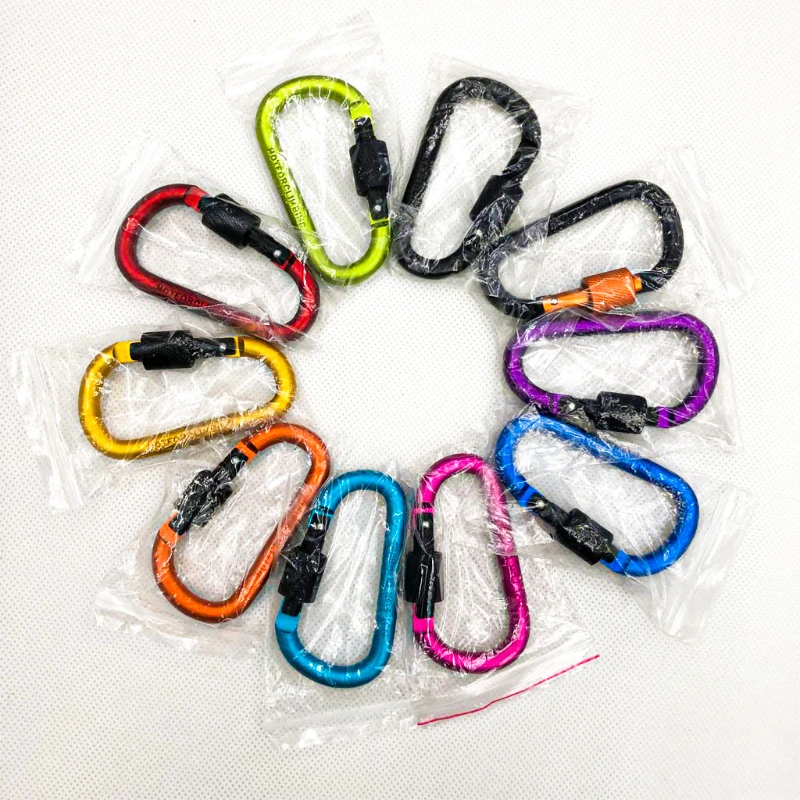 New Carabiner Clips with Screw Gate 4Pcs Carabiners Hiking Clips with 8mm Diameter Aluminum Rod Outdoor Camping Equipment Hook
New Carabiner Clips with Screw Gate 4Pcs Carabiners Hiking Clips with 8mm Diameter Aluminum Rod Outdoor Camping Equipment Hook