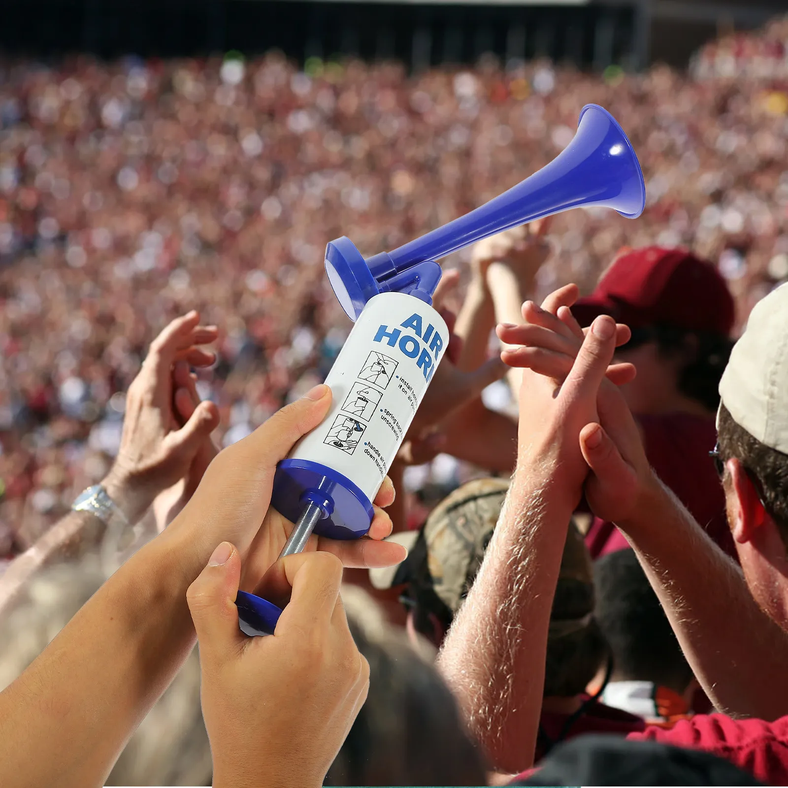 Handheld Air Horn Loud Cheering Horn For Sports Football Match Party Festival Wedding Events Noisemaker Water Sports
Handheld Air Horn Loud Cheering Horn For Sports Football Match Party Festival Wedding Events Noisemaker Water Sports