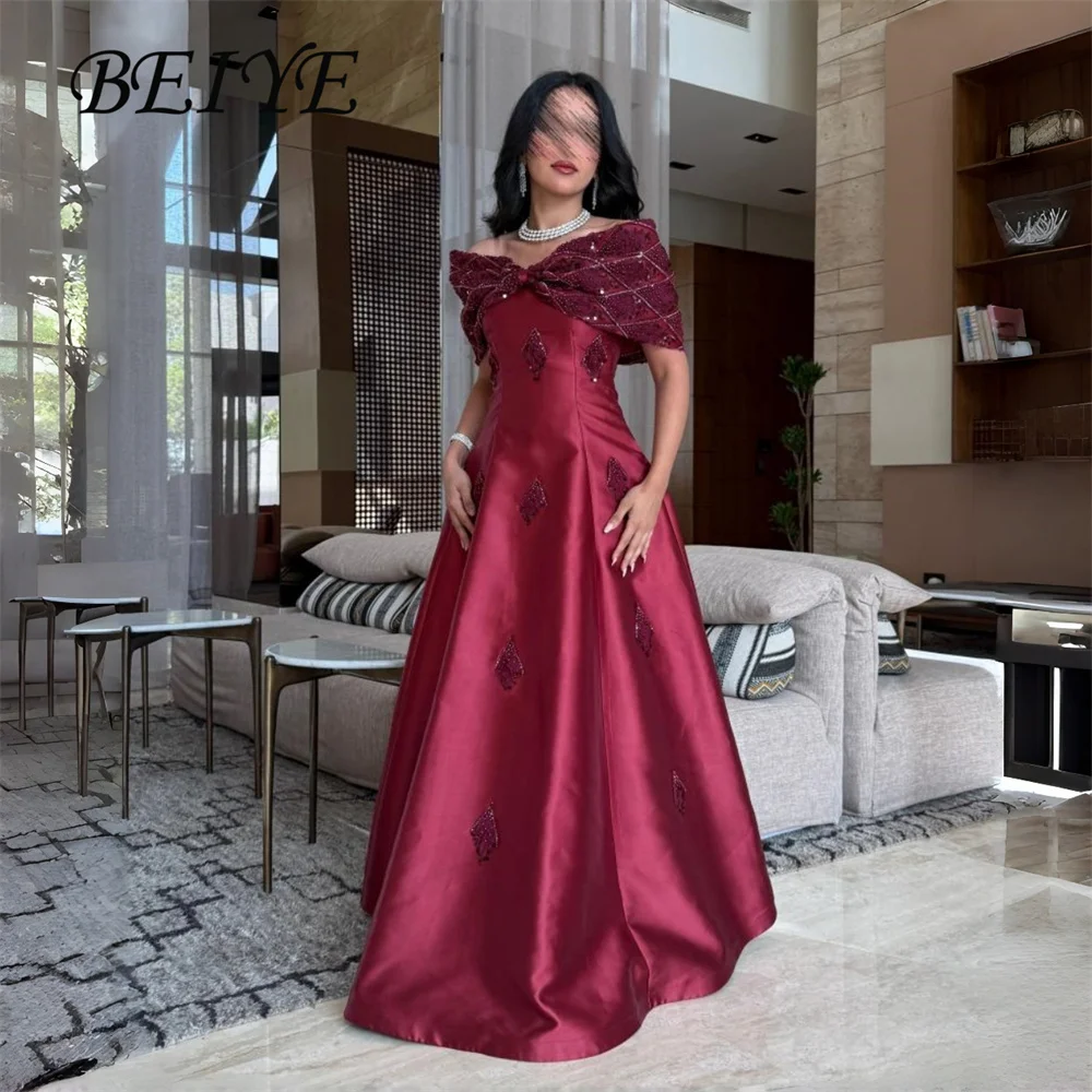 Вечернее платье BEIYE Classic Satin Lace A-Line без бретелек, с открытыми плечами и открытой спиной, для вечеринок, на заказ
Вечернее платье BEIYE Classic Satin Lace A-Line без бретелек, с открытыми плечами и открытой спиной, для вечеринок, на заказ