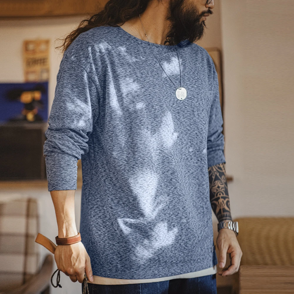 Maden Vintage Double-sided Brushed Fleece Long-sleeved T-shirt Warm Inner Layer Round-neck Base Layer Shirt Men's Fall Pullover
Maden Vintage Double-sided Brushed Fleece Long-sleeved T-shirt Warm Inner Layer Round-neck Base Layer Shirt Men's Fall Pullover