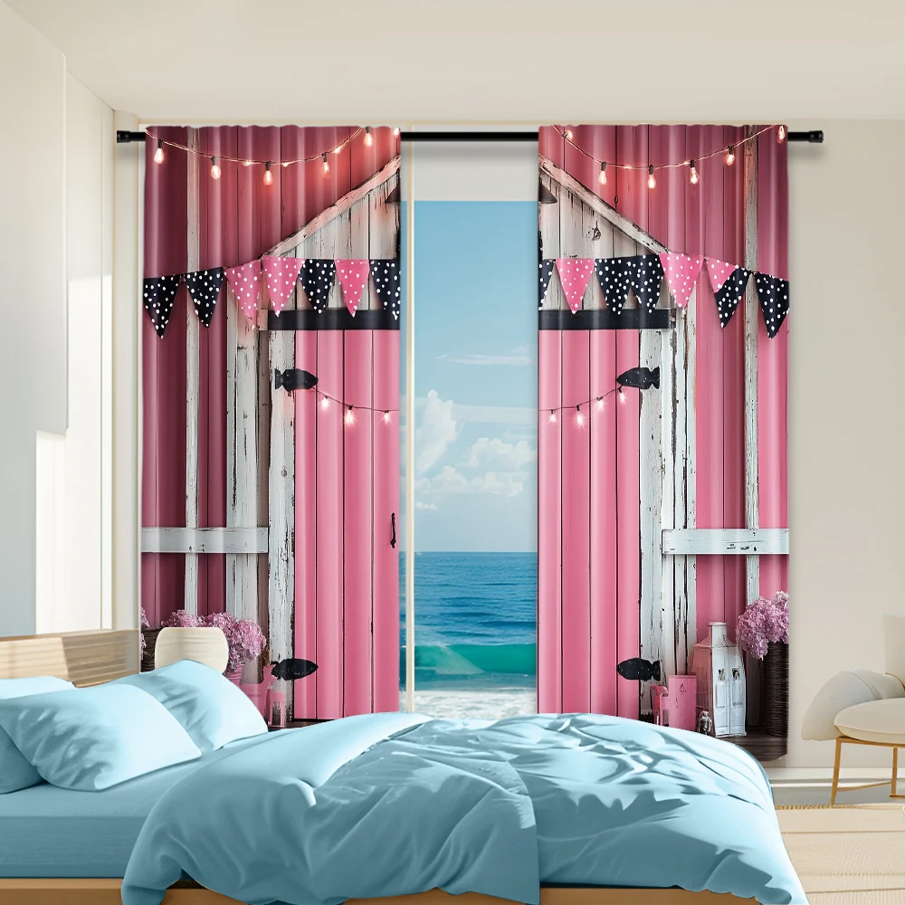 2 pcs, versatile polyester transparent curtains for home decoration Rustic Farmhouse for use in bedrooms and living rooms
2 pcs, versatile polyester transparent curtains for home decoration Rustic Farmhouse for use in bedrooms and living rooms