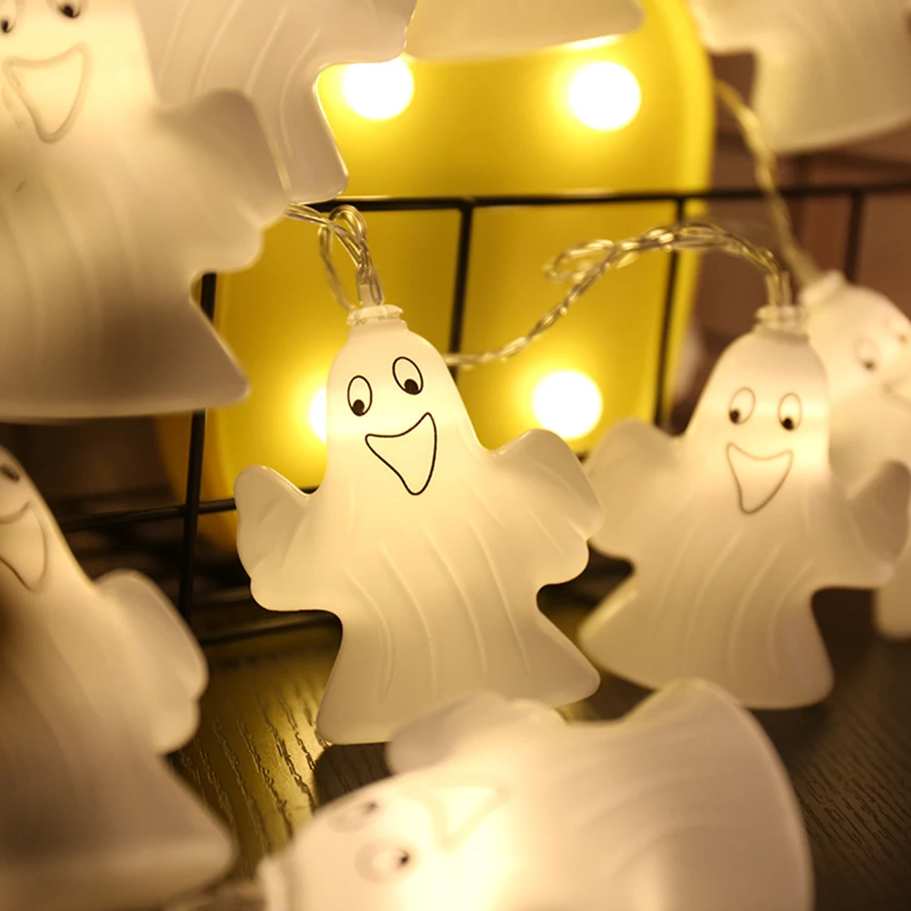 6M 40Leds Ghost Shape String Lights Spooky Halloween Decoration Party Festival Garden Patio Home Low Power Consumption 3Aa
6M 40Leds Ghost Shape String Lights Spooky Halloween Decoration Party Festival Garden Patio Home Low Power Consumption 3Aa