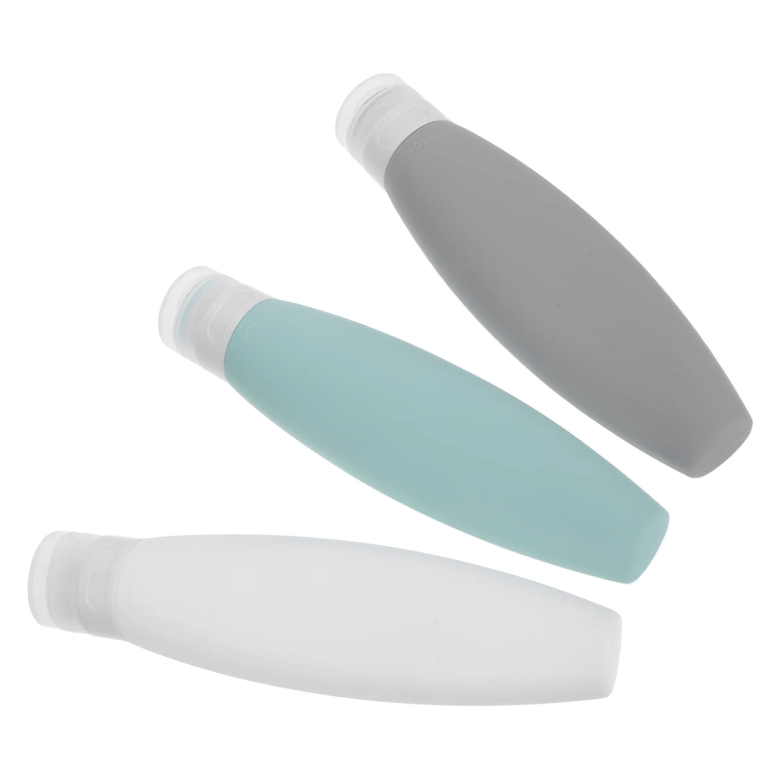 3Pcs Silicone Toiletry Bottles 150Ml Leak Proof Refillable Travel Squeeze Containers for Shampoo Conditioner Lotion Portable Use
3Pcs Silicone Toiletry Bottles 150Ml Leak Proof Refillable Travel Squeeze Containers for Shampoo Conditioner Lotion Portable Use
