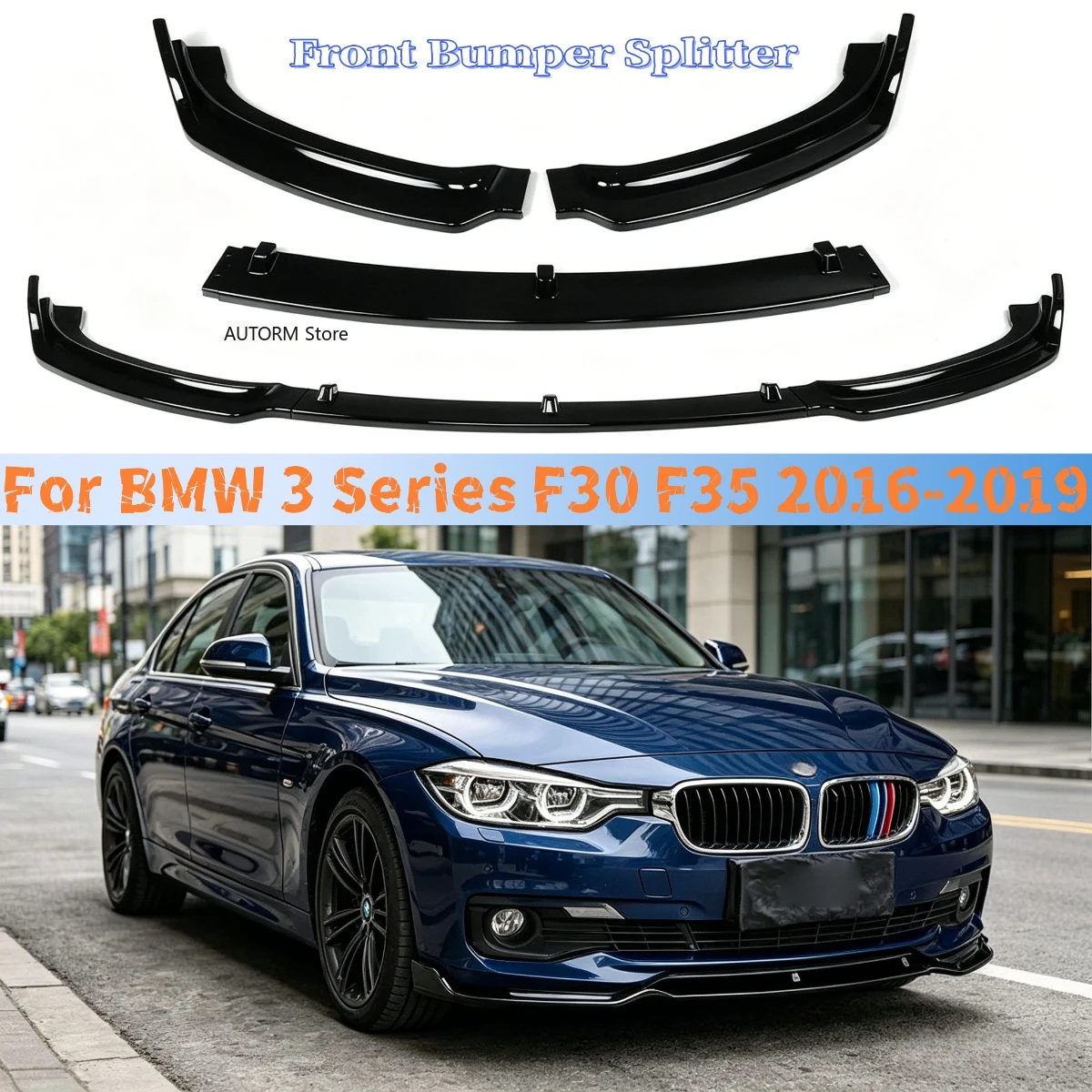 3Pcs For BMW 3 Series F30 F35 2016 2017 2018 2019 Front Bumper Splitter Lip Spoiler Diffuser Bodykits Tuning Auto Accessories
3Pcs For BMW 3 Series F30 F35 2016 2017 2018 2019 Front Bumper Splitter Lip Spoiler Diffuser Bodykits Tuning Auto Accessories